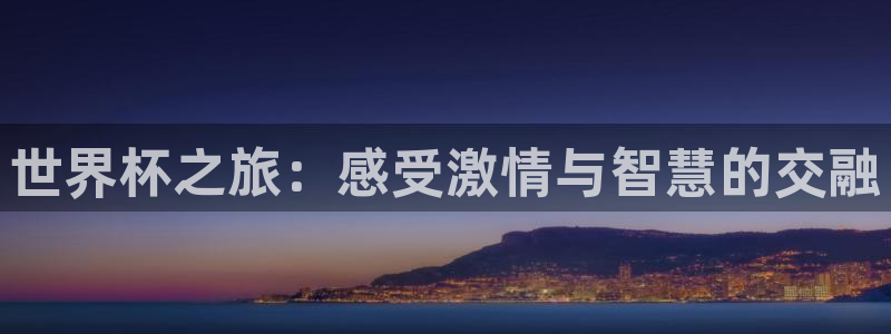 2026年世界杯赛程时间表格：世界杯之旅：感受激情与智慧的交融